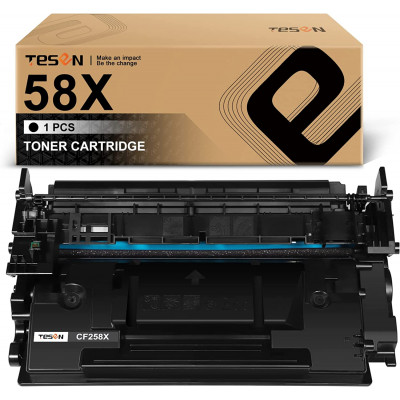TESEN HP 58X CF258X【with Chip】 Remanufactured Toner Cartridge Black 1 Pack
